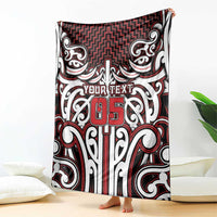 Custom Aotearoa Ngapuhi Blanket Maori Tribal Pattern Mix Poutama LT05 - Polynesian Pride