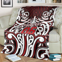 Custom Aotearoa Ngapuhi Blanket Maori Tribal Pattern Mix Poutama LT05 - Polynesian Pride