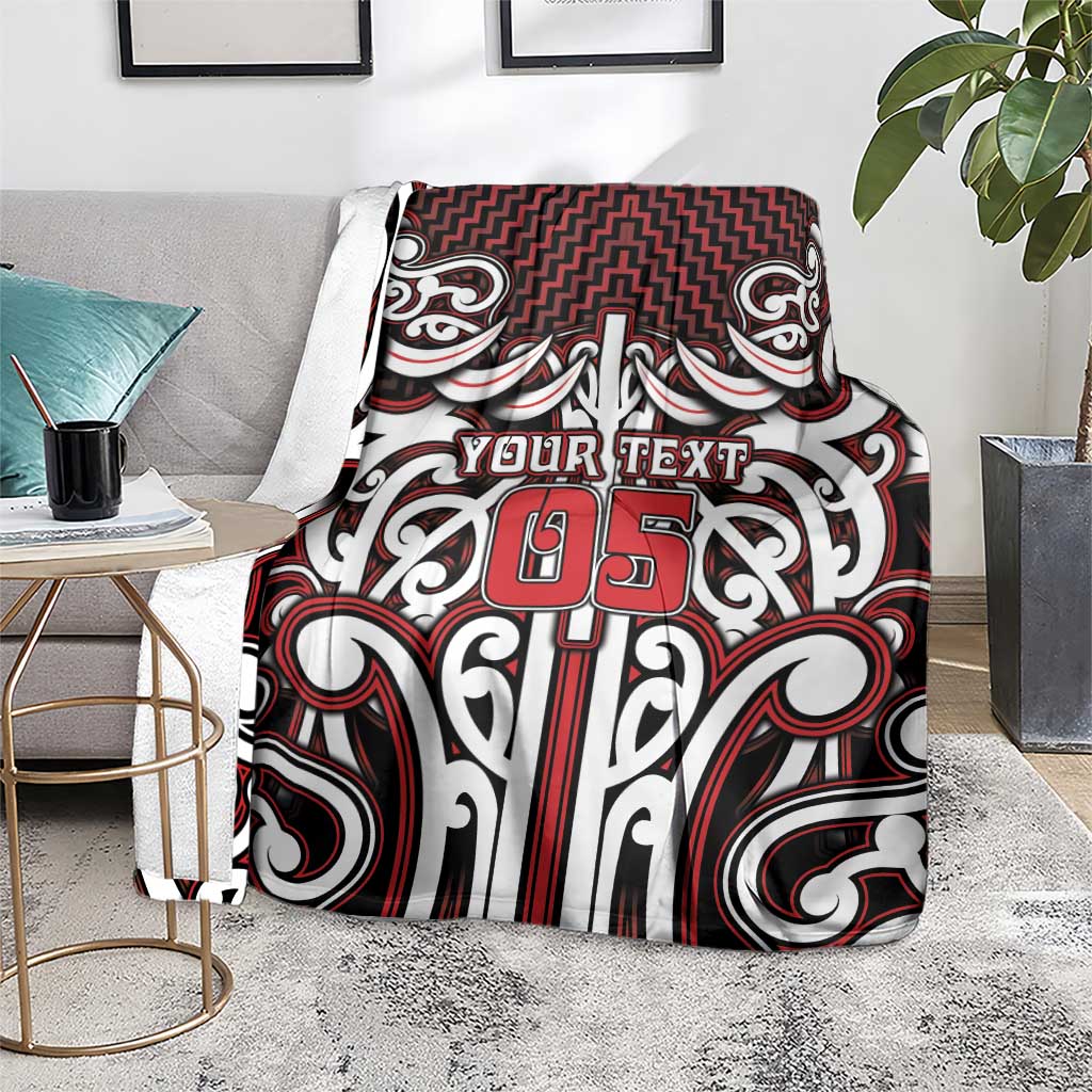 Custom Aotearoa Ngapuhi Blanket Maori Tribal Pattern Mix Poutama LT05 - Polynesian Pride