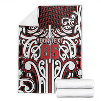 Custom Aotearoa Ngapuhi Blanket Maori Tribal Pattern Mix Poutama LT05 - Polynesian Pride