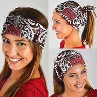 Custom Aotearoa Ngapuhi Neck Gaiter Maori Tribal Pattern Mix Poutama LT05 - Polynesian Pride