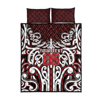 Custom Aotearoa Ngapuhi Quilt Bed Set Maori Tribal Pattern Mix Poutama LT05 - Polynesian Pride