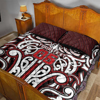 Custom Aotearoa Ngapuhi Quilt Bed Set Maori Tribal Pattern Mix Poutama LT05 - Polynesian Pride