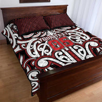 Custom Aotearoa Ngapuhi Quilt Bed Set Maori Tribal Pattern Mix Poutama LT05 - Polynesian Pride