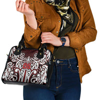 Custom Aotearoa Ngapuhi Shoulder Handbag Maori Tribal Pattern Mix Poutama LT05 - Polynesian Pride
