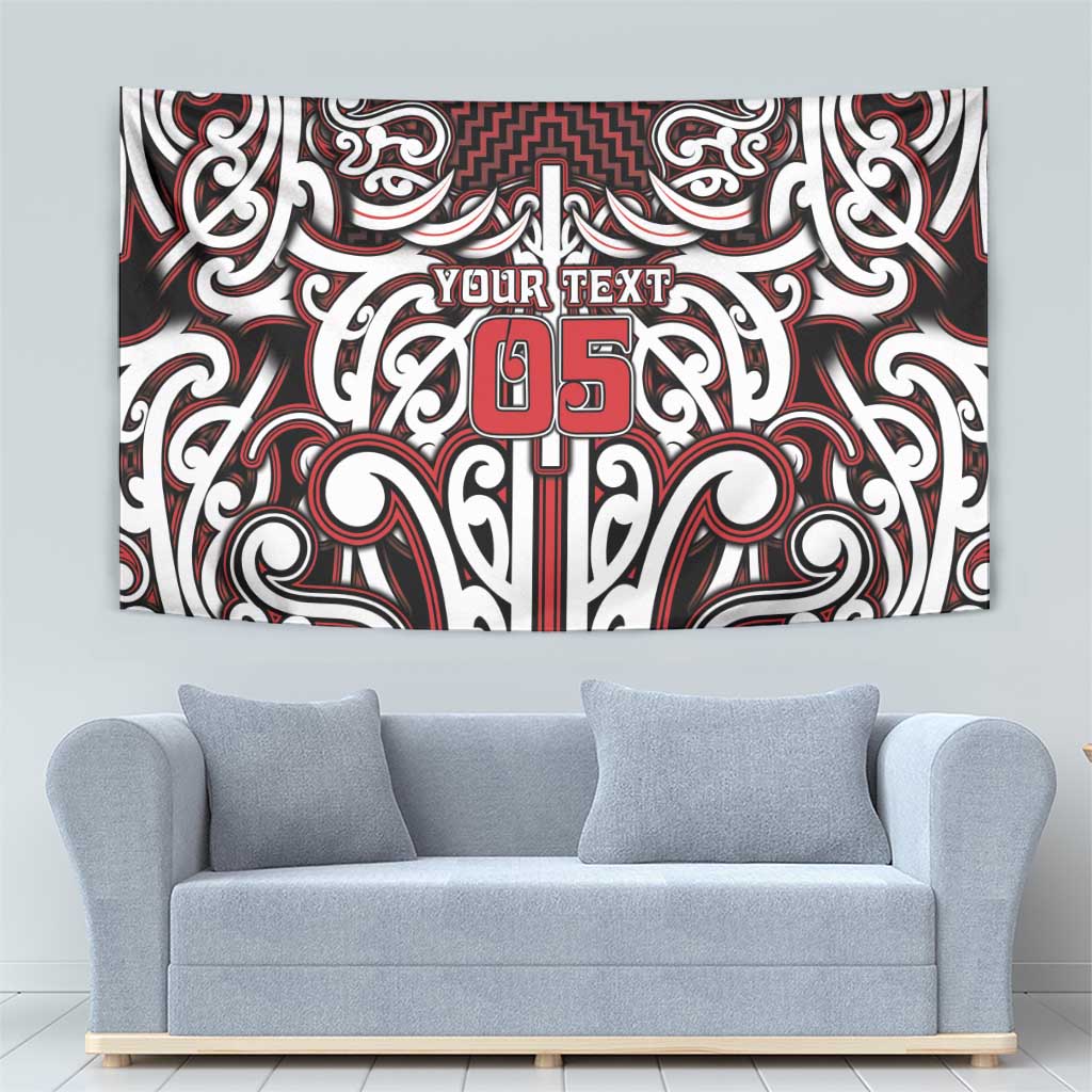 Custom Aotearoa Ngapuhi Tapestry Maori Tribal Pattern Mix Poutama LT05 - Polynesian Pride