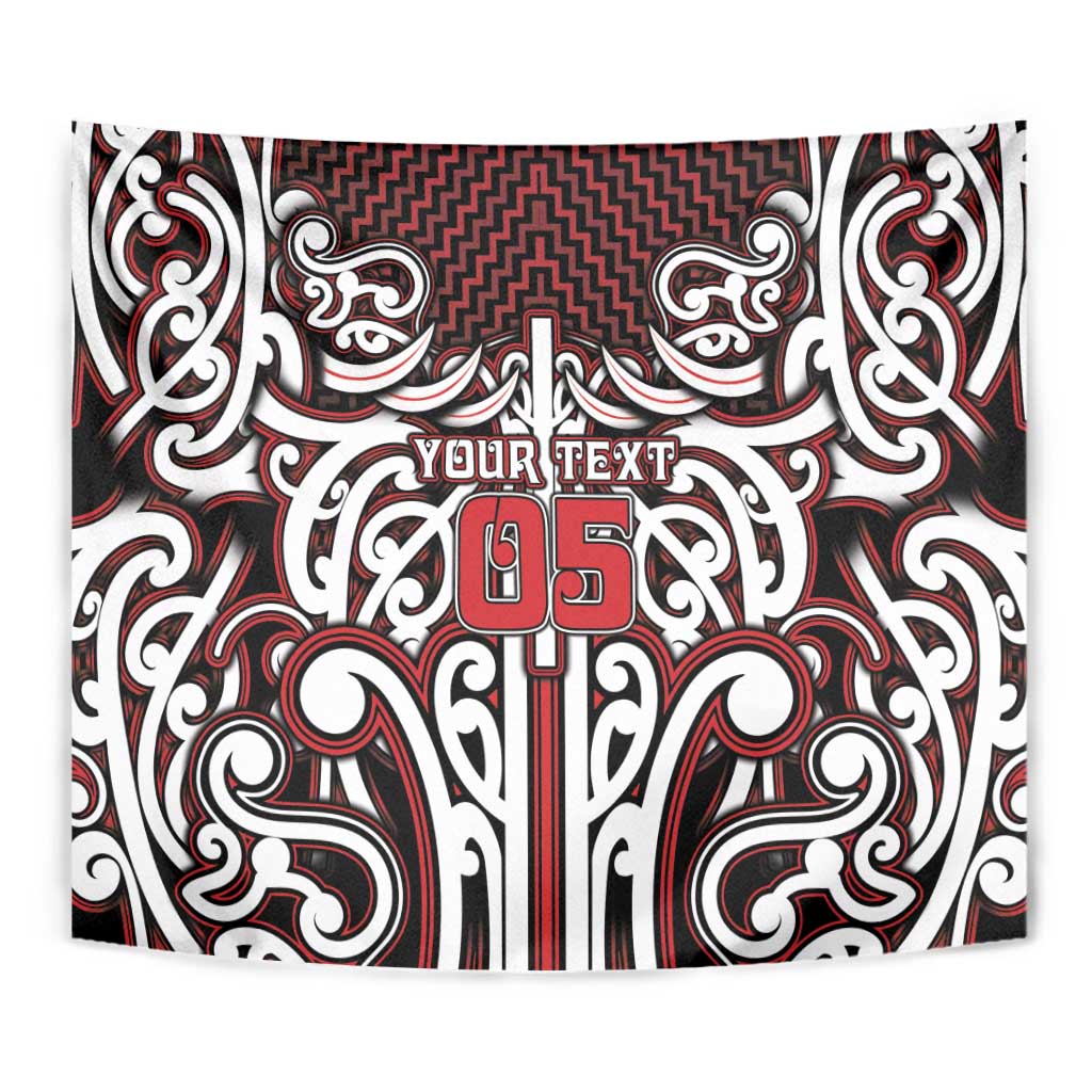 Custom Aotearoa Ngapuhi Tapestry Maori Tribal Pattern Mix Poutama LT05 - Polynesian Pride