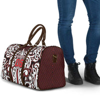 Custom Aotearoa Ngapuhi Travel Bag Maori Tribal Pattern Mix Poutama LT05 - Polynesian Pride