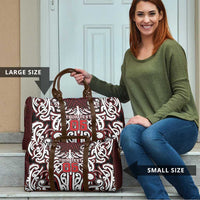 Custom Aotearoa Ngapuhi Travel Bag Maori Tribal Pattern Mix Poutama LT05 - Polynesian Pride