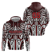 Custom Aotearoa Ngapuhi Zip Hoodie Maori Tribal Pattern Mix Poutama LT05 - Polynesian Pride