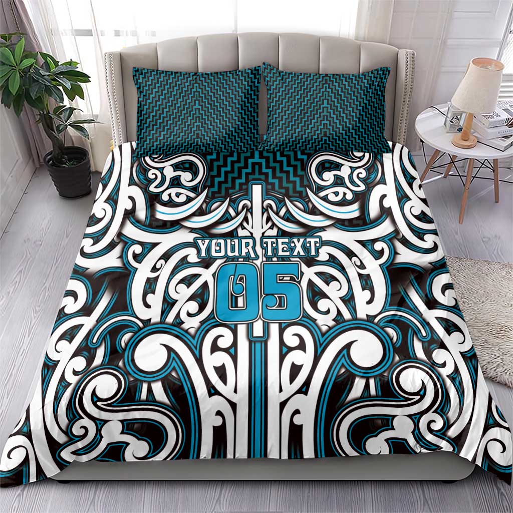 Custom Aotearoa Ngati Porou Bedding Set Maori Tribal Pattern Mix Poutama LT05 - Polynesian Pride