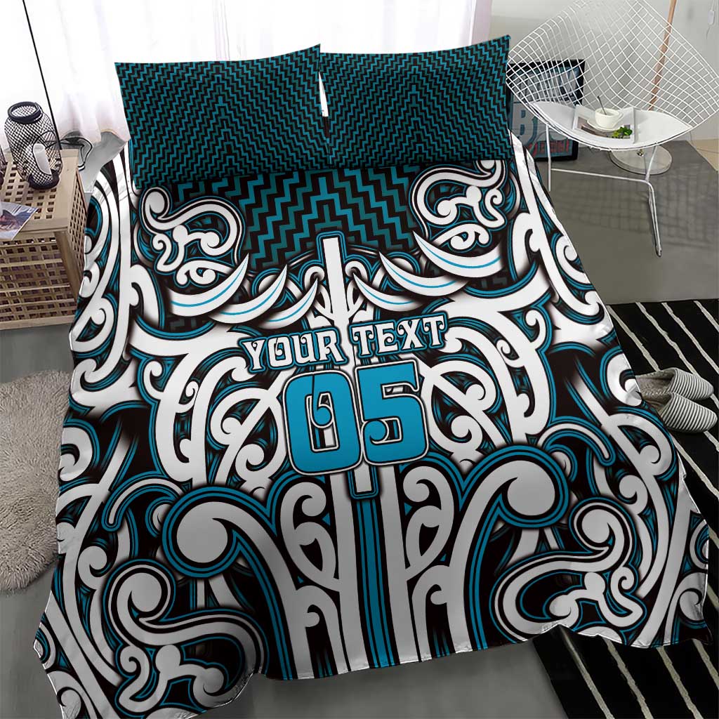 Custom Aotearoa Ngati Porou Bedding Set Maori Tribal Pattern Mix Poutama LT05 - Polynesian Pride