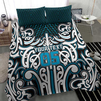 Custom Aotearoa Ngati Porou Bedding Set Maori Tribal Pattern Mix Poutama LT05 - Polynesian Pride