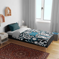 Custom Aotearoa Ngati Porou Bedding Set Maori Tribal Pattern Mix Poutama LT05 - Polynesian Pride