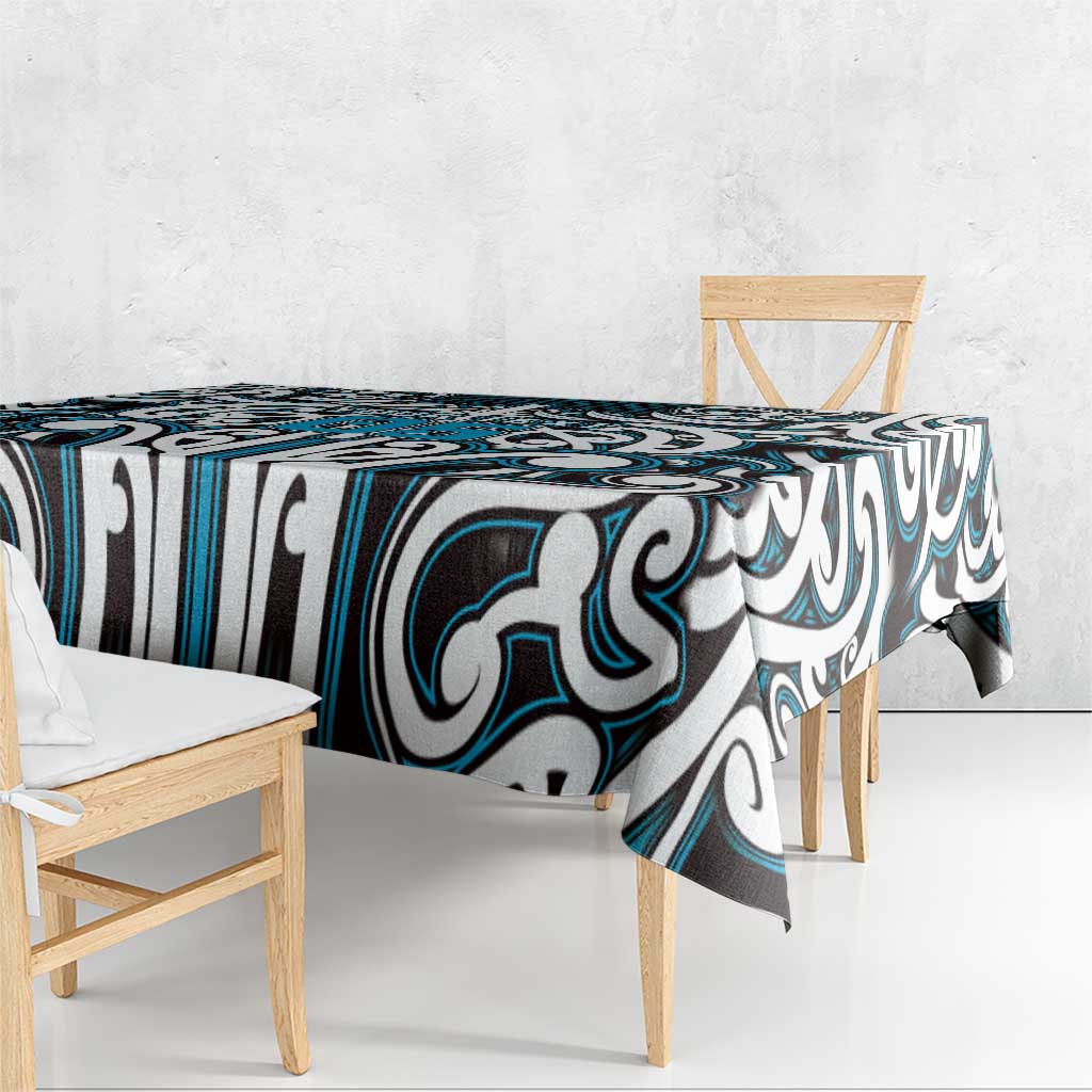 Custom Aotearoa Ngati Porou Tablecloth Maori Tribal Pattern Mix Poutama LT05 - Polynesian Pride