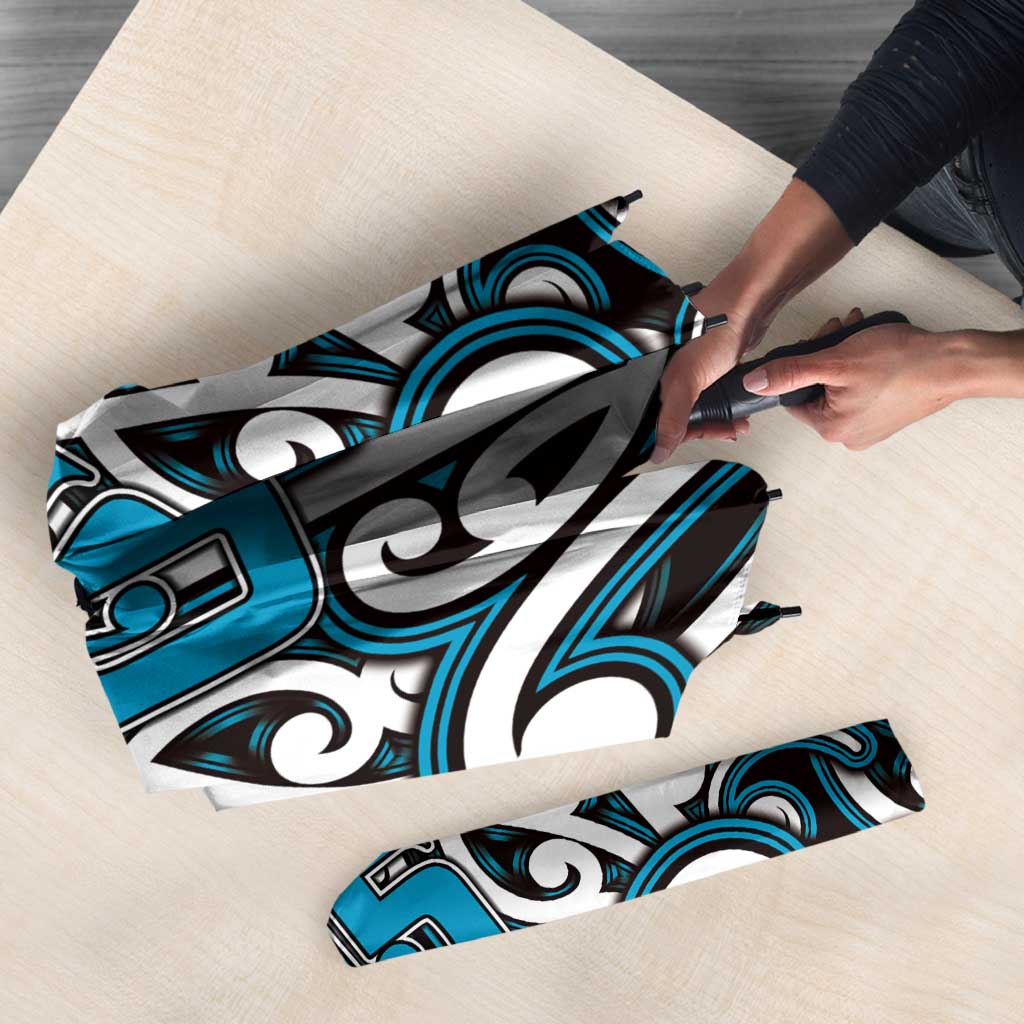 Custom Aotearoa Ngati Porou Umbrella Maori Tribal Pattern Mix Poutama LT05 - Polynesian Pride