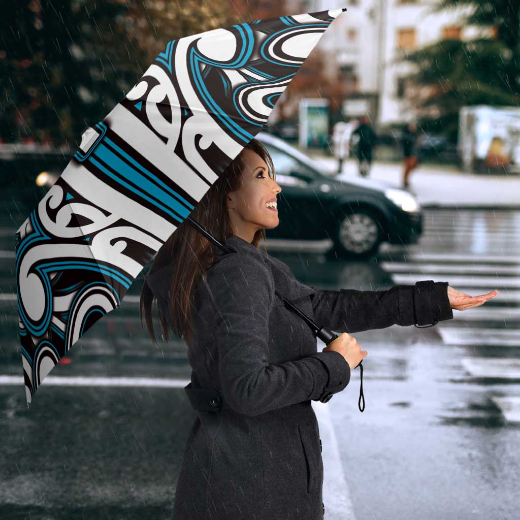 Custom Aotearoa Ngati Porou Umbrella Maori Tribal Pattern Mix Poutama LT05 - Polynesian Pride