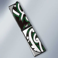 Custom Aotearoa Ngai Tahu Auto Sun Shade Maori Tribal Pattern Mix Poutama LT05 - Polynesian Pride