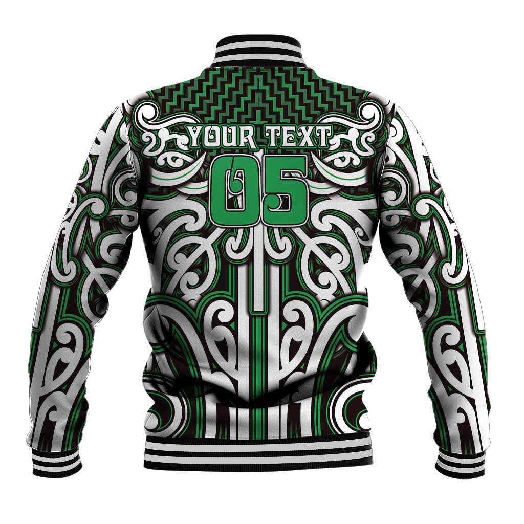 Custom Aotearoa Ngai Tahu Baseball Jacket Maori Tribal Pattern Mix Poutama LT05 - Polynesian Pride