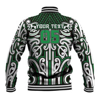 Custom Aotearoa Ngai Tahu Baseball Jacket Maori Tribal Pattern Mix Poutama LT05 - Polynesian Pride