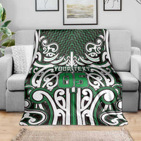 Custom Aotearoa Ngai Tahu Blanket Maori Tribal Pattern Mix Poutama LT05 - Polynesian Pride