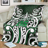 Custom Aotearoa Ngai Tahu Blanket Maori Tribal Pattern Mix Poutama LT05 - Polynesian Pride