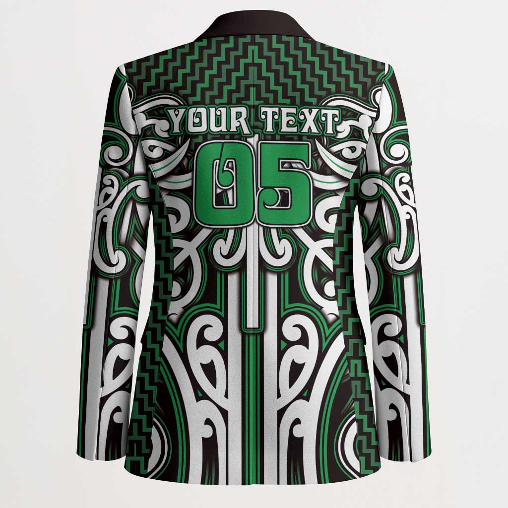 Custom Aotearoa Ngai Tahu Blazer Maori Tribal Pattern Mix Poutama LT05 - Polynesian Pride