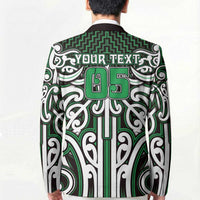 Custom Aotearoa Ngai Tahu Blazer Maori Tribal Pattern Mix Poutama LT05 - Polynesian Pride