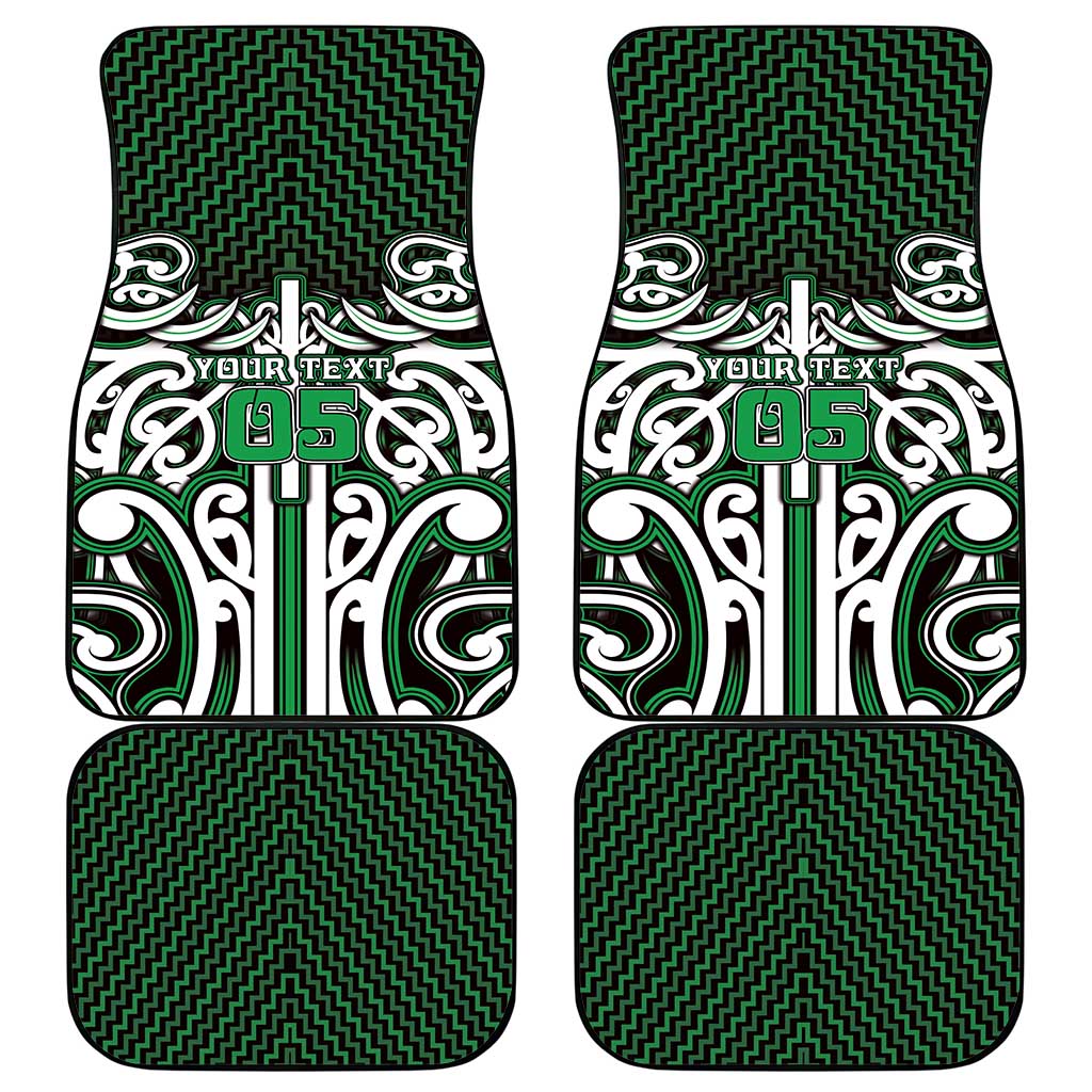 Custom Aotearoa Ngai Tahu Car Mats Maori Tribal Pattern Mix Poutama LT05 - Polynesian Pride
