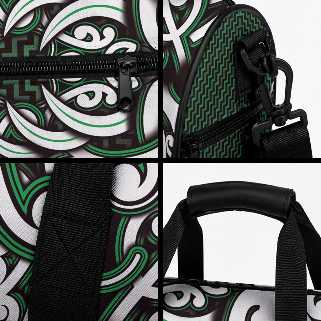 Custom Aotearoa Ngai Tahu Duffle Bag Maori Tribal Pattern Mix Poutama LT05 - Polynesian Pride