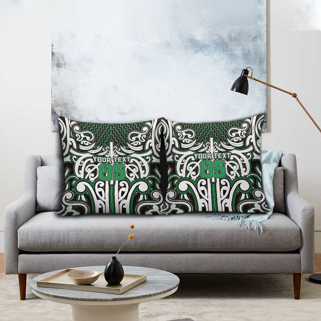 Custom Aotearoa Ngai Tahu Pillow Cover Maori Tribal Pattern Mix Poutama LT05 - Polynesian Pride