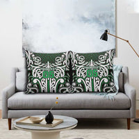 Custom Aotearoa Ngai Tahu Pillow Cover Maori Tribal Pattern Mix Poutama LT05 - Polynesian Pride