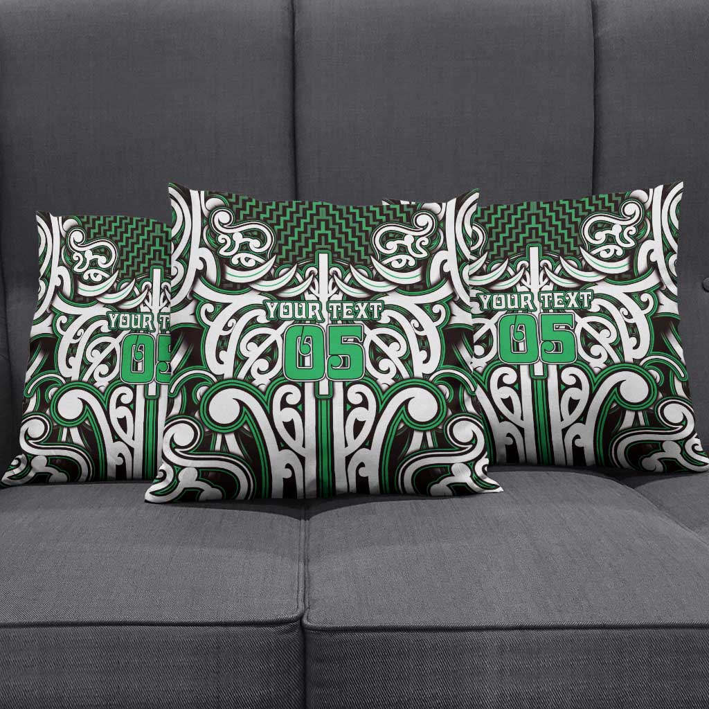 Custom Aotearoa Ngai Tahu Pillow Cover Maori Tribal Pattern Mix Poutama LT05 - Polynesian Pride