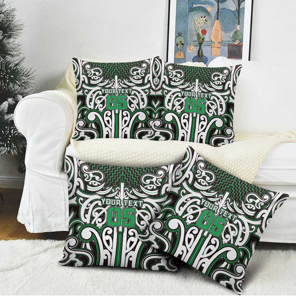 Custom Aotearoa Ngai Tahu Pillow Cover Maori Tribal Pattern Mix Poutama LT05 - Polynesian Pride