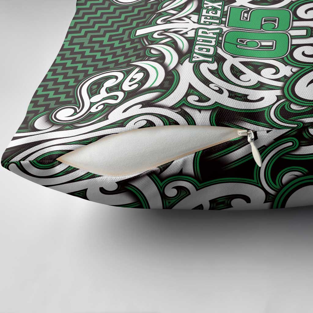 Custom Aotearoa Ngai Tahu Pillow Cover Maori Tribal Pattern Mix Poutama LT05 - Polynesian Pride