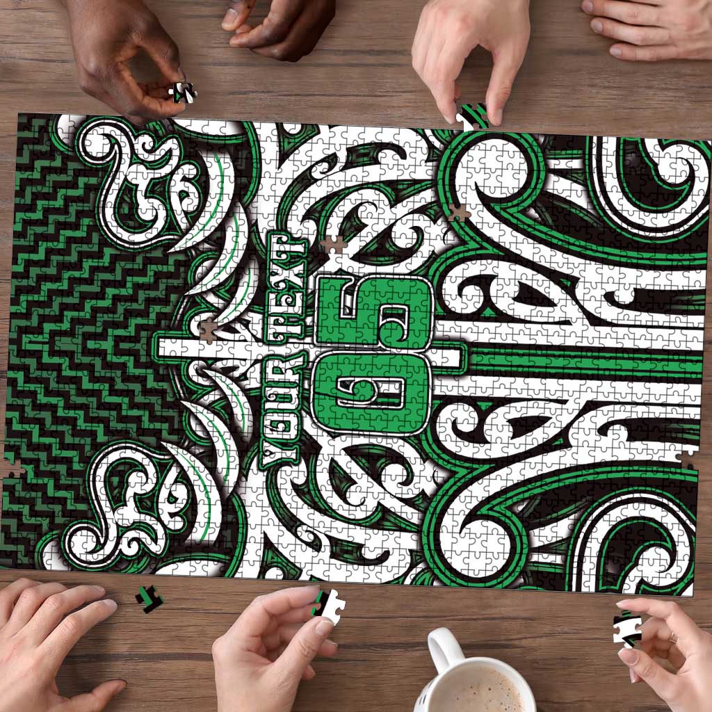 Custom Aotearoa Ngai Tahu Puzzle Maori Tribal Pattern Mix Poutama LT05 - Polynesian Pride