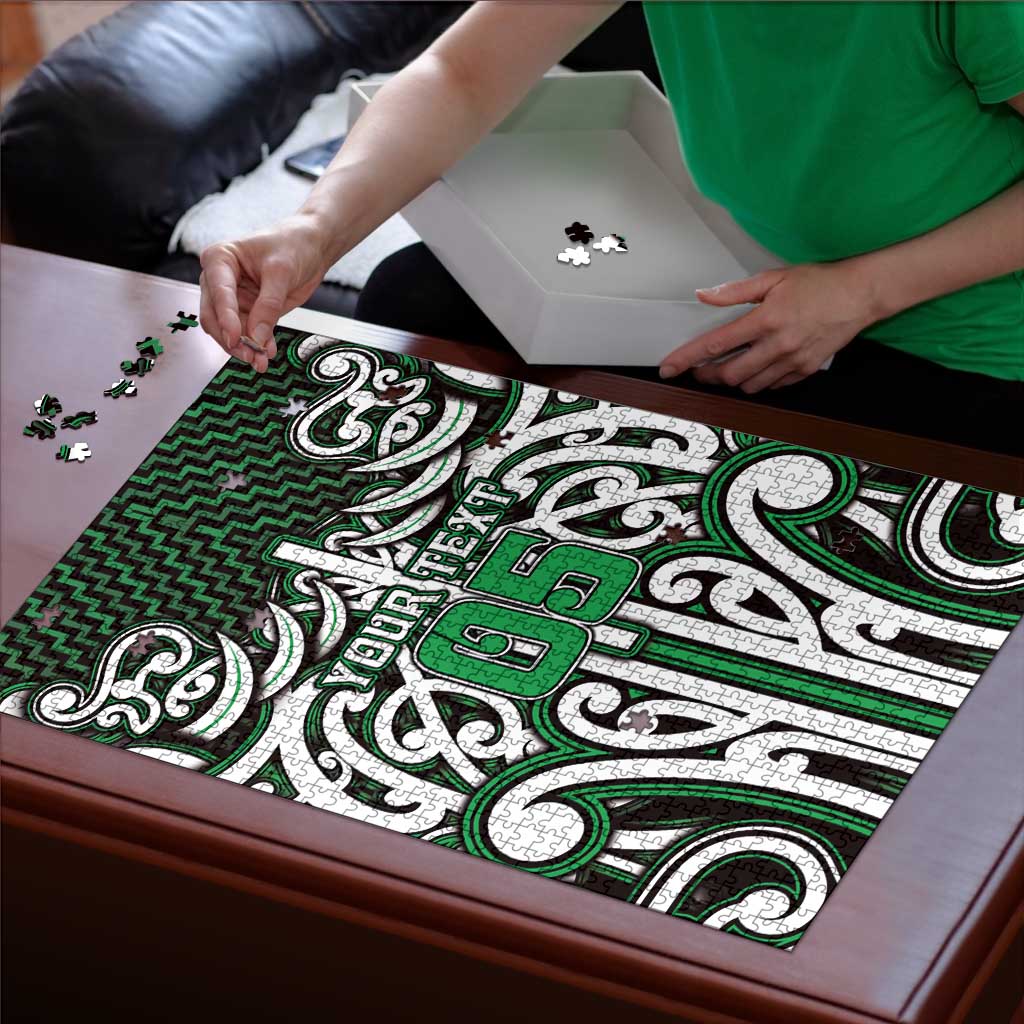 Custom Aotearoa Ngai Tahu Puzzle Maori Tribal Pattern Mix Poutama LT05 - Polynesian Pride