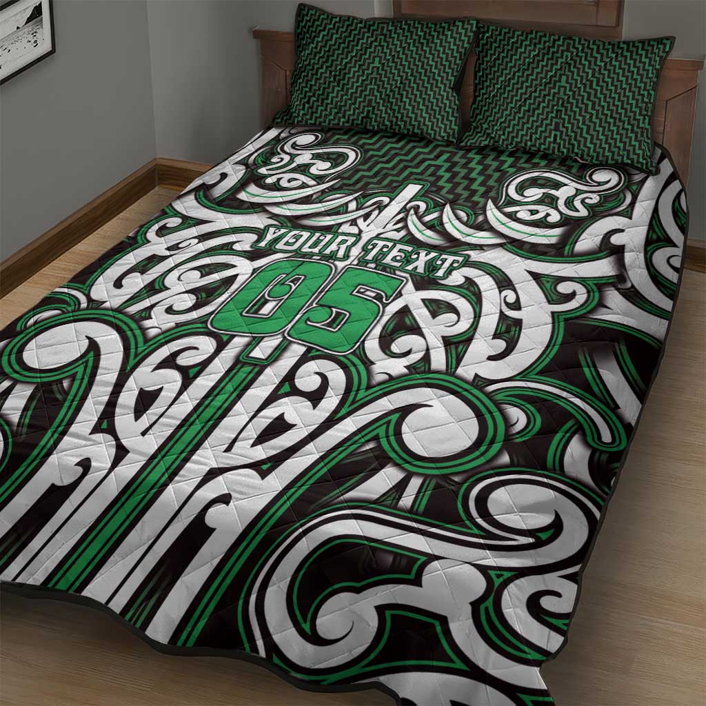 Custom Aotearoa Ngai Tahu Quilt Bed Set Maori Tribal Pattern Mix Poutama LT05 - Polynesian Pride