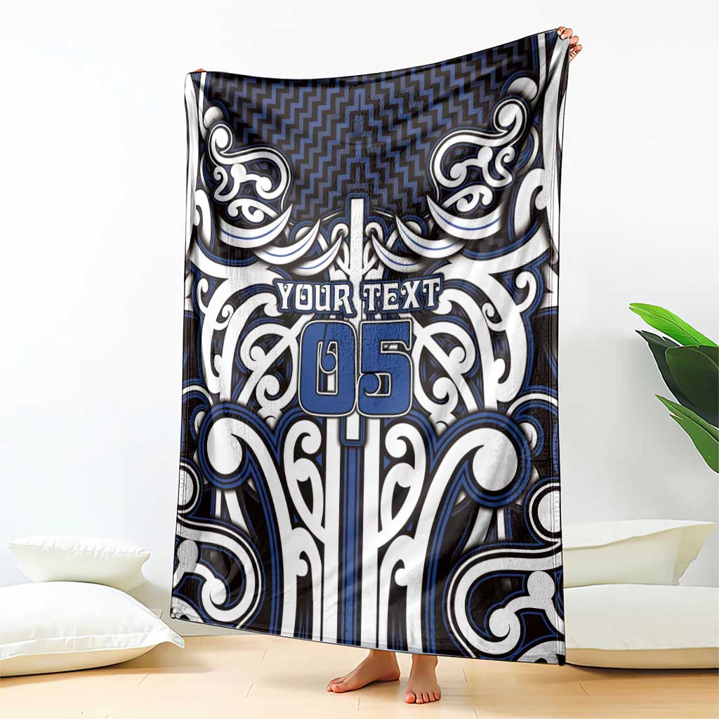 Custom Aotearoa Ngati Tuwharetoa Blanket Maori Tribal Pattern Mix Poutama LT05 - Polynesian Pride