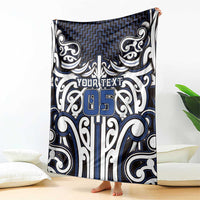 Custom Aotearoa Ngati Tuwharetoa Blanket Maori Tribal Pattern Mix Poutama LT05 - Polynesian Pride