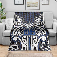 Custom Aotearoa Ngati Tuwharetoa Blanket Maori Tribal Pattern Mix Poutama LT05 - Polynesian Pride