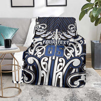 Custom Aotearoa Ngati Tuwharetoa Blanket Maori Tribal Pattern Mix Poutama LT05 - Polynesian Pride