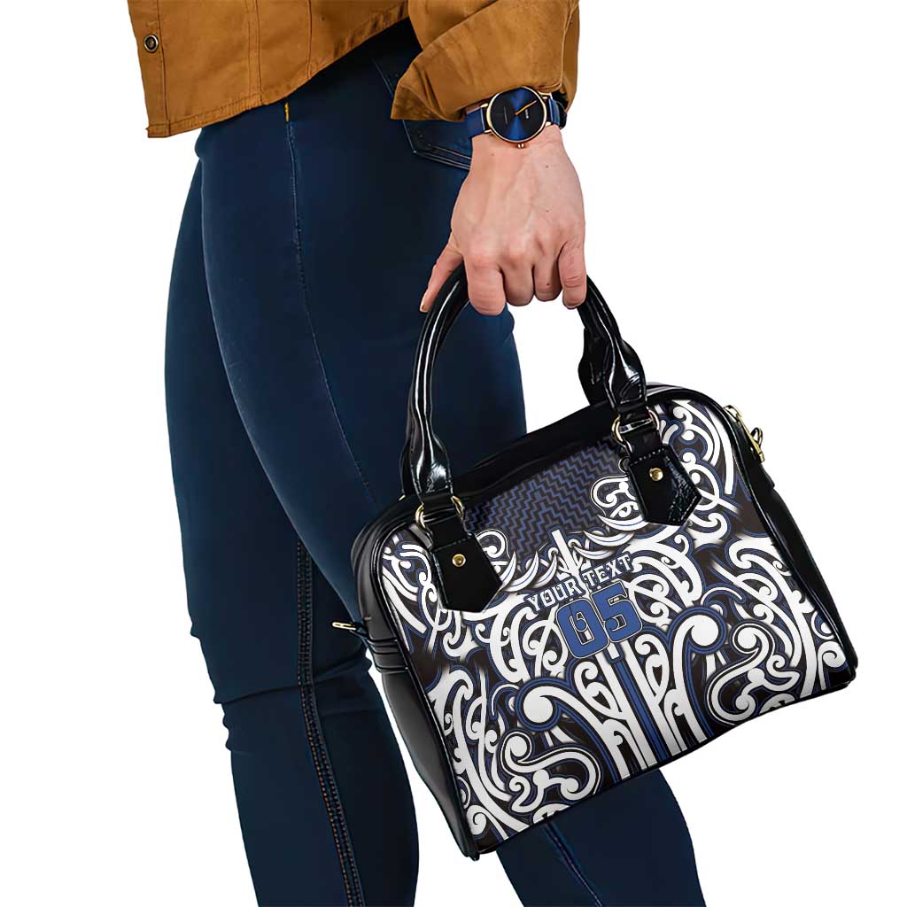 Custom Aotearoa Ngati Tuwharetoa Shoulder Handbag Maori Tribal Pattern Mix Poutama LT05 - Polynesian Pride