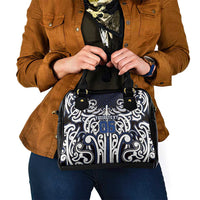 Custom Aotearoa Ngati Tuwharetoa Shoulder Handbag Maori Tribal Pattern Mix Poutama LT05 - Polynesian Pride