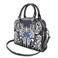 Custom Aotearoa Ngati Tuwharetoa Shoulder Handbag Maori Tribal Pattern Mix Poutama LT05 - Polynesian Pride
