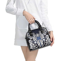 Custom Aotearoa Ngati Tuwharetoa Shoulder Handbag Maori Tribal Pattern Mix Poutama LT05 - Polynesian Pride