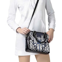 Custom Aotearoa Ngati Tuwharetoa Shoulder Handbag Maori Tribal Pattern Mix Poutama LT05 - Polynesian Pride