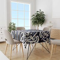 Custom Aotearoa Ngati Tuwharetoa Tablecloth Maori Tribal Pattern Mix Poutama LT05 - Polynesian Pride