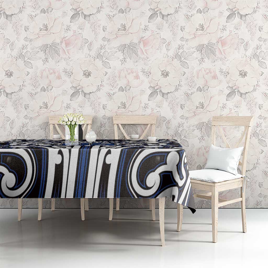 Custom Aotearoa Ngati Tuwharetoa Tablecloth Maori Tribal Pattern Mix Poutama LT05 - Polynesian Pride