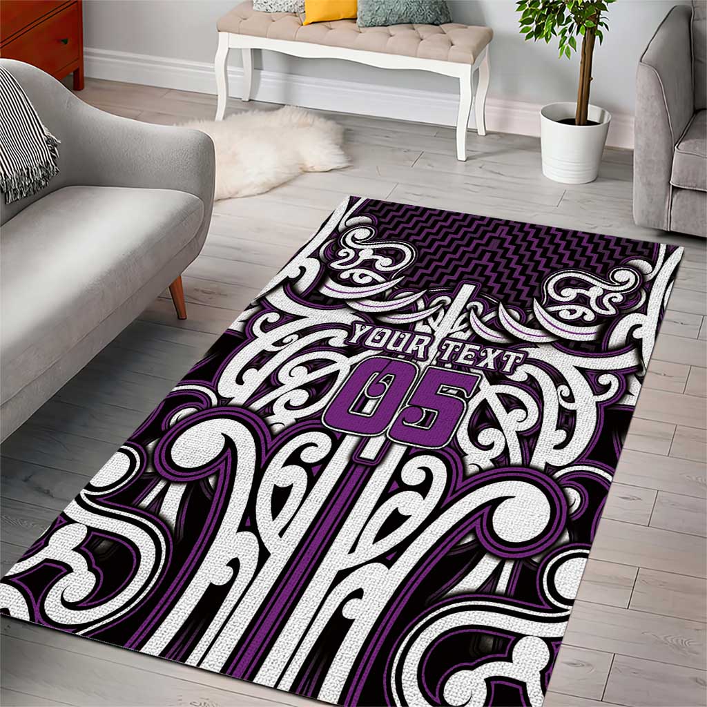 Custom Aotearoa Rangitane Area Rug Maori Tribal Pattern Mix Poutama LT05 - Polynesian Pride